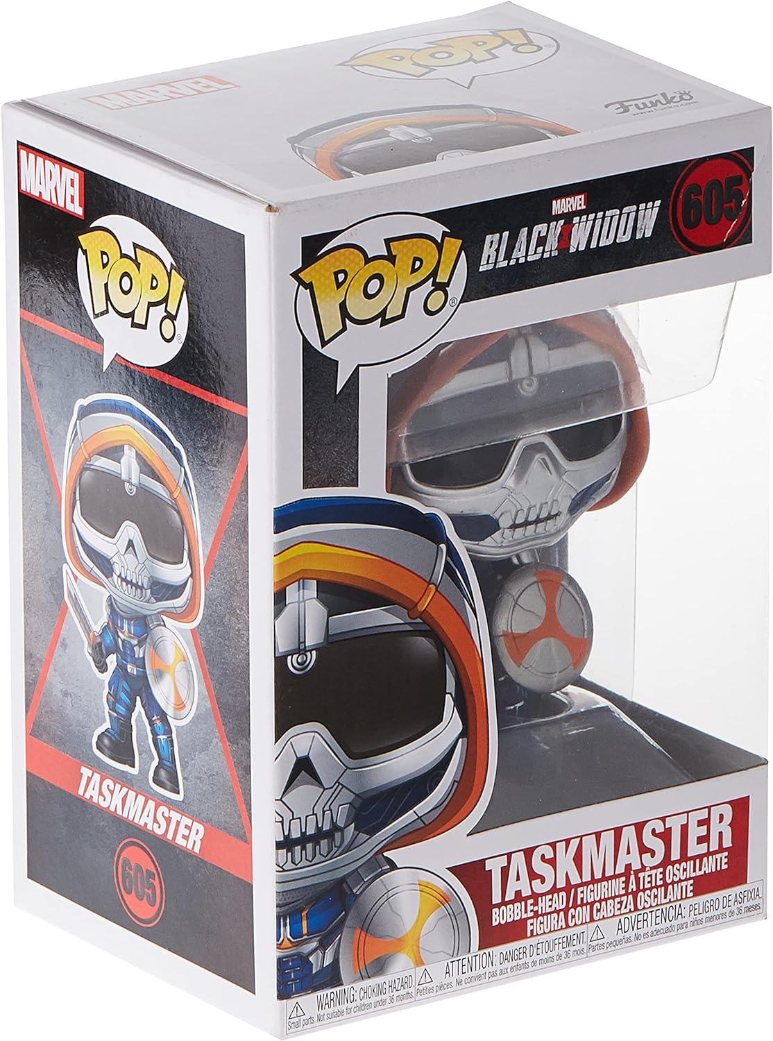 Funko POP! Marvel Movies Black Widow 605 Taskmaster with Shield