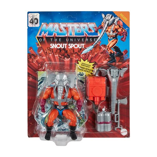 Mattel Masters of the Universe Deluxe Action Figure Snout Spout with Mini-Comic