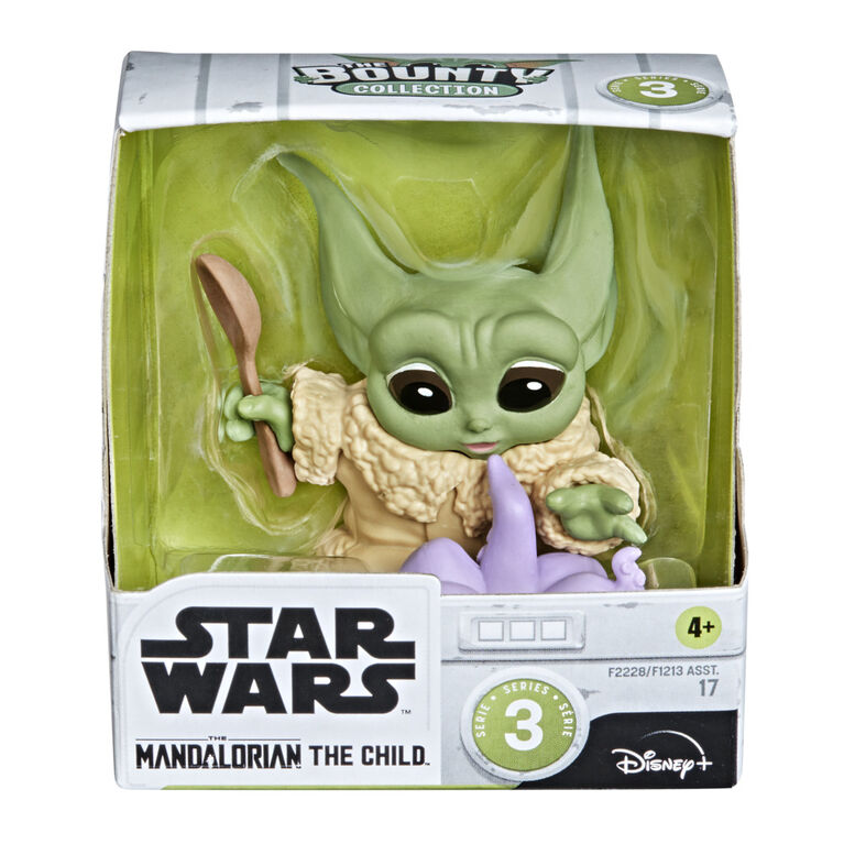 Hasbro Star Wars: The Mandalorian Baby Yoda Tentacle Soup Surprise Pose 2.5” Baby Bounties Mini Figure