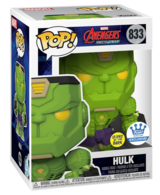 Funko POP! Marvel Mech Strike Avengers 833 Hulk (Mecha) Glow-in-the-Dark Funko Shop Exclusive
