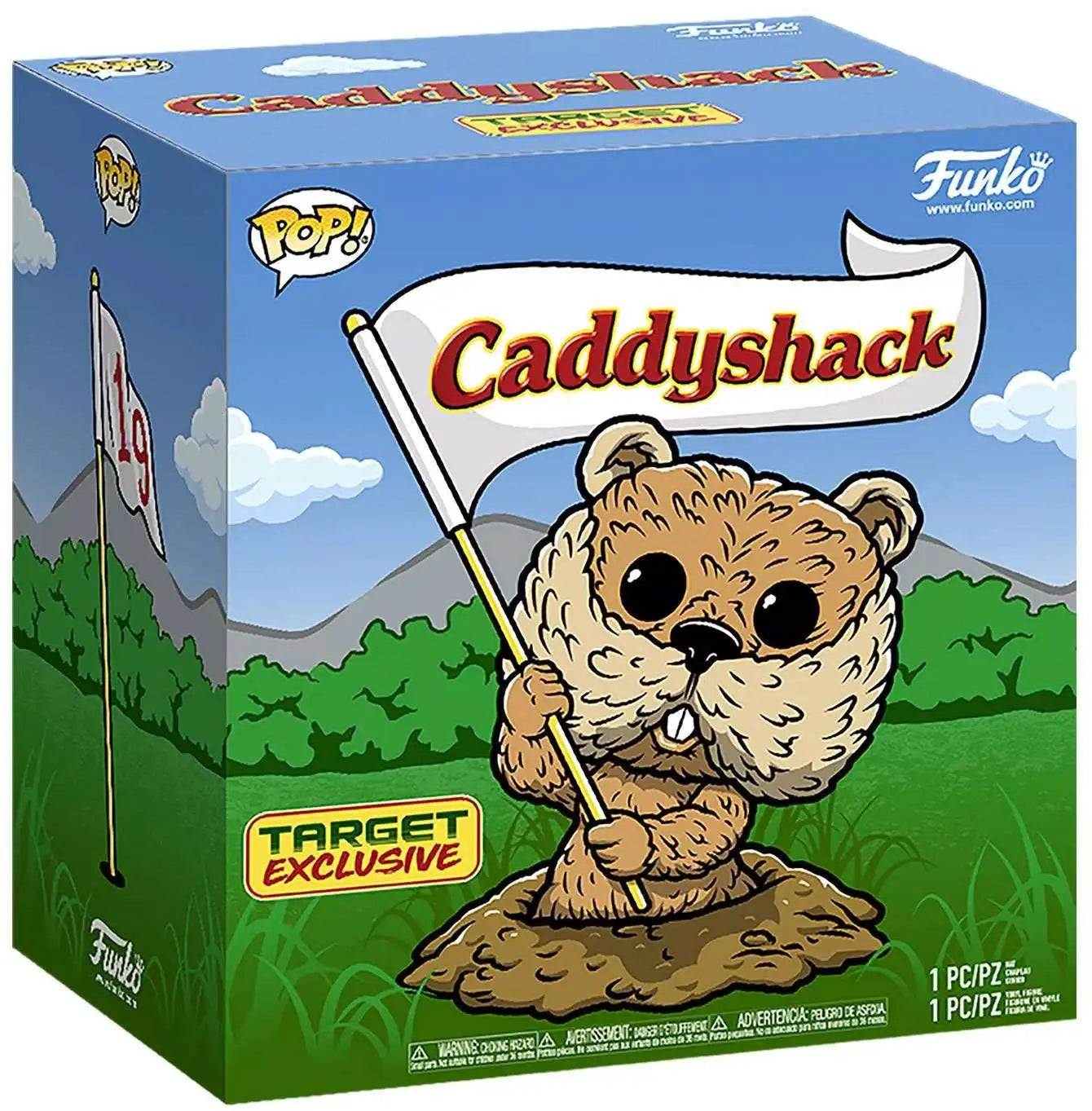 Funko POP! and Hat Movies Caddyshack 724 Flocked Gopher and Hat Target Exclusive