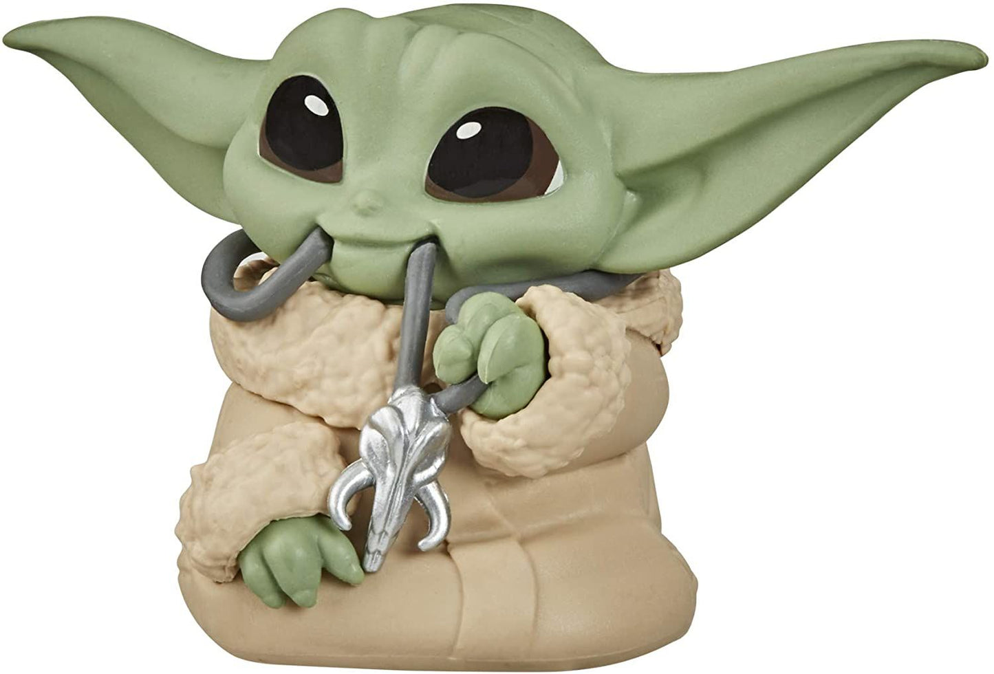 Hasbro Star Wars: The Mandalorian Baby Yoda Necklace 2.5” Baby Bounties Mini Figure