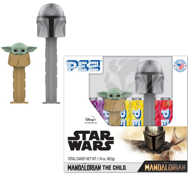 Pez Gift Set Twin Pack The Mandalorian and The Child (Grogu)